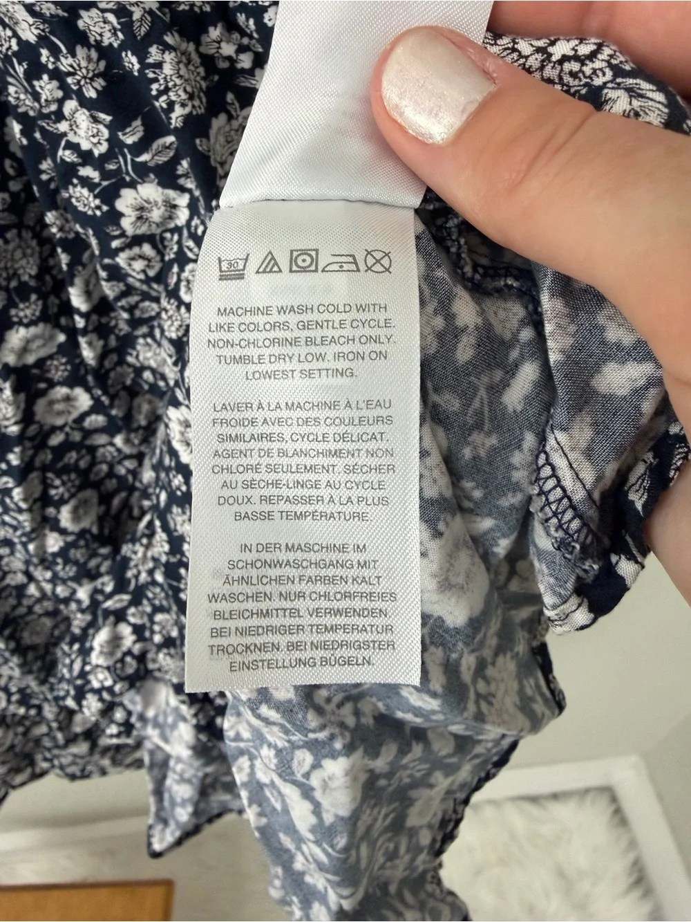 J. Crew Mercantile Faux Wrap Floral Dress Women’s Sz 14T - Picture 6 of 9